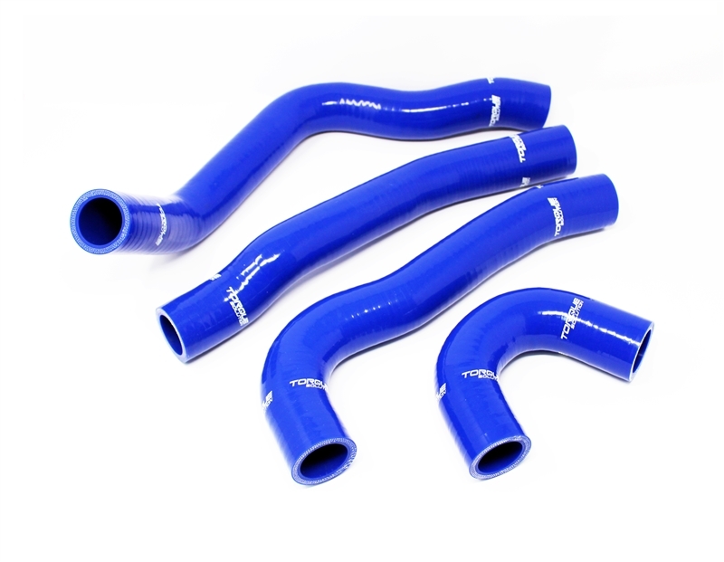 Mitsubishi Evolution Radiator Hose Kit - Torque Solution - Silicone - Blue - `08-`15 Mitsubishi Evolution Radiator Hose Kit - Torque Solution - Silicone - Blue - `08-`15